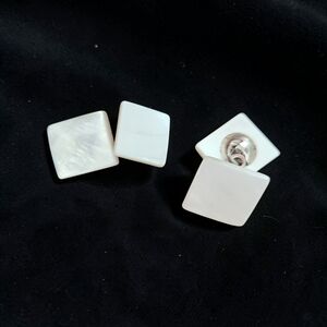 Vintage Pearlescent Cuff Links